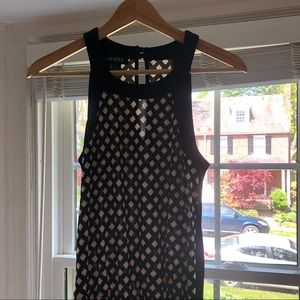 A. Byer Black and White Romper- Size Small